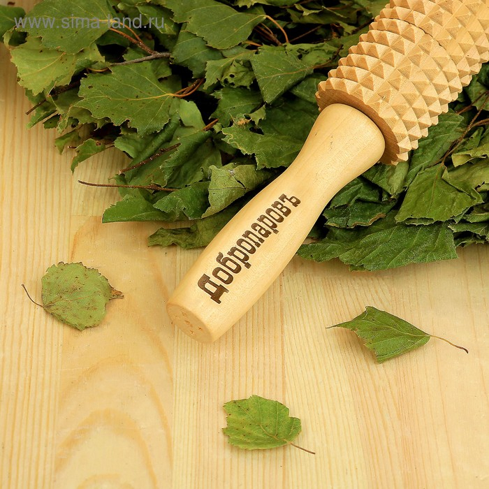 Массажер банный для спины Массажер банный для спины "Добропаровъ" с шипами