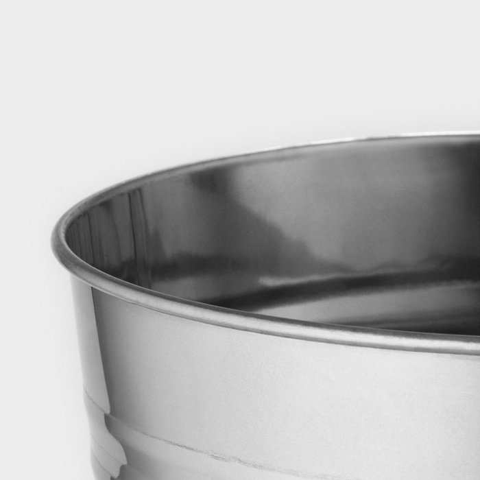 Вазон без ручек, 7 л, h=29 см, нержавеющая сталь, ГОСТ Вазон без ручек, 7 л, h=29 см, нержавеющая сталь, ГОСТ