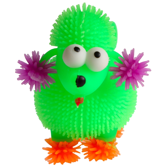 Мяч детский резиновый ёжка световой «Пудель», цвета МИКС , в шоубоксе Мяч детский резиновый ёжка световой «Пудель», цвета МИКС , в шоубоксе