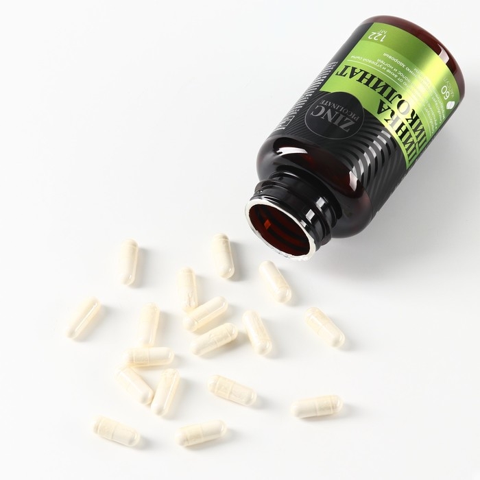 Цинк пиколинат витамины, чистая кожа, улучшение волос и ногтей, 60 капсул Цинк пиколинат витамины, чистая кожа, улучшение волос и ногтей, 60 капсул