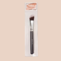 Кисть для макияжа «Brush GRAPHITE», 17,5 (± 1) см, цвет тёмно-серый/серебристый