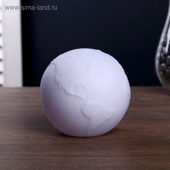 Ночник Ночник "Планета" LED батарейки LR14 белый 8,5х8,5х9 см RISALUX