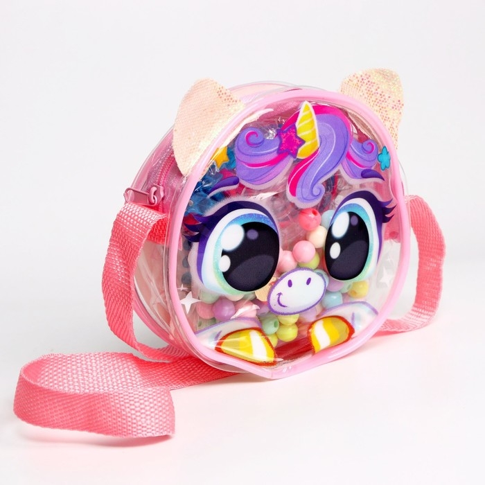 Набор с прядями, тату, стразами, в сумочке Набор с прядями, тату, стразами, в сумочке