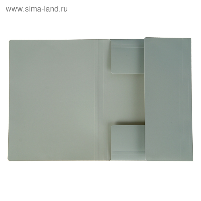 Папка на резинке А4, 500 мкм, Calligrata, корешок 4 мм, до 300 листов, тиснение  Папка на резинке А4, 500 мкм, Calligrata, корешок 4 мм, до 300 листов, тиснение "песок", серая