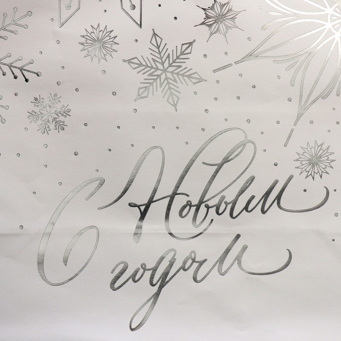 Пакет подарочный новогодний крафтовый Winter, 32 х 28 х 15 см, Новый год Пакет подарочный новогодний крафтовый Winter, 32 х 28 х 15 см, Новый год