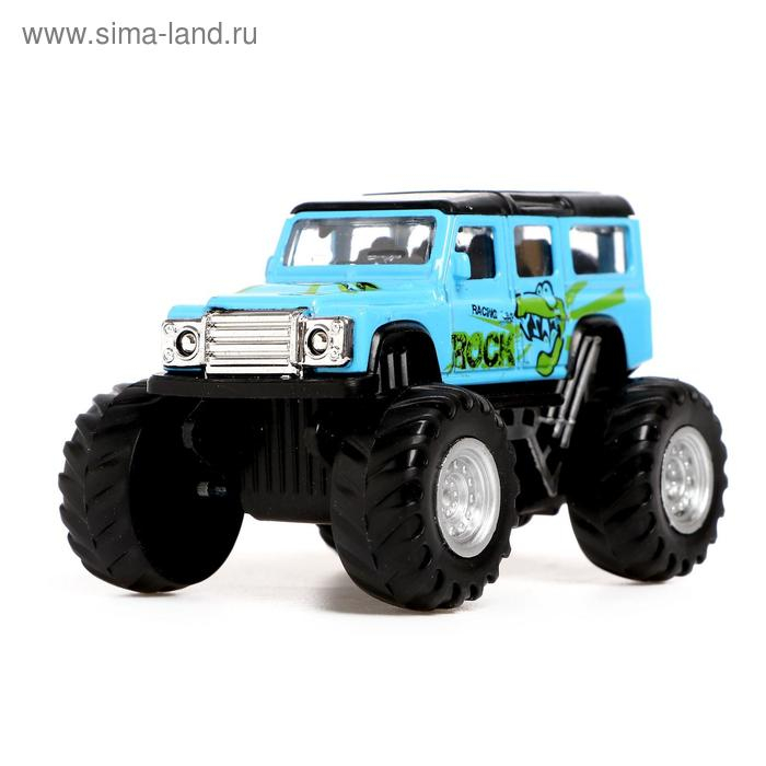 Машина металлическая «Биг-фут», инерционная, МИКС Машина металлическая «Биг-фут», инерционная, МИКС