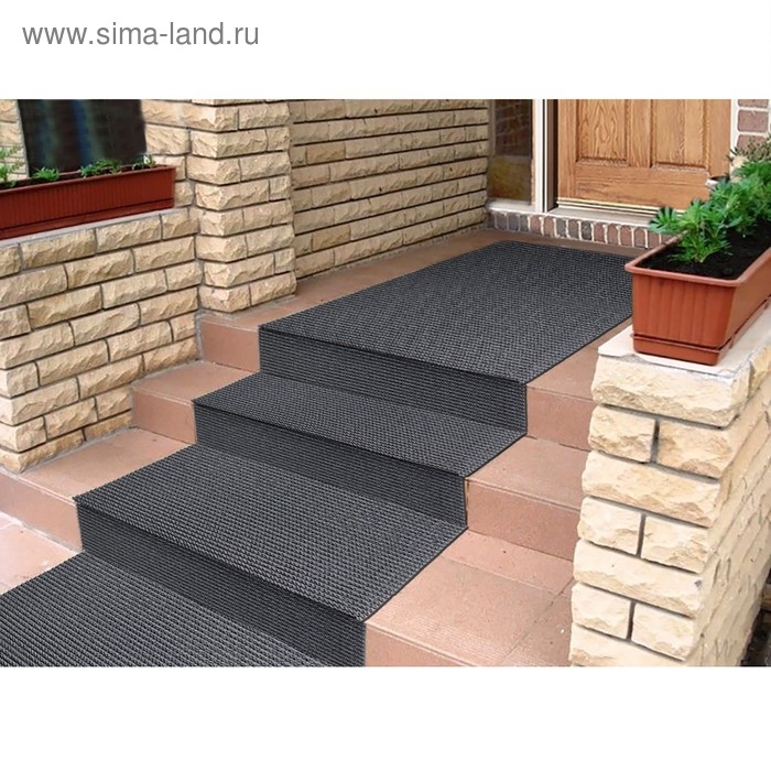 Покрытие ковровое щетинистое «Травка», 0,9×15 м, в рулоне, цвет мокрый асфальт Покрытие ковровое щетинистое «Травка», 0,9×15 м, в рулоне, цвет мокрый асфальт