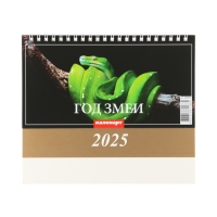 Календарь настольный, домик "Символ года - 2" 2025, 14 х 20 см