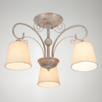 Люстра 2150/3 E27 40Вт белый с золотой патиной 47х47х35 см BayerLux