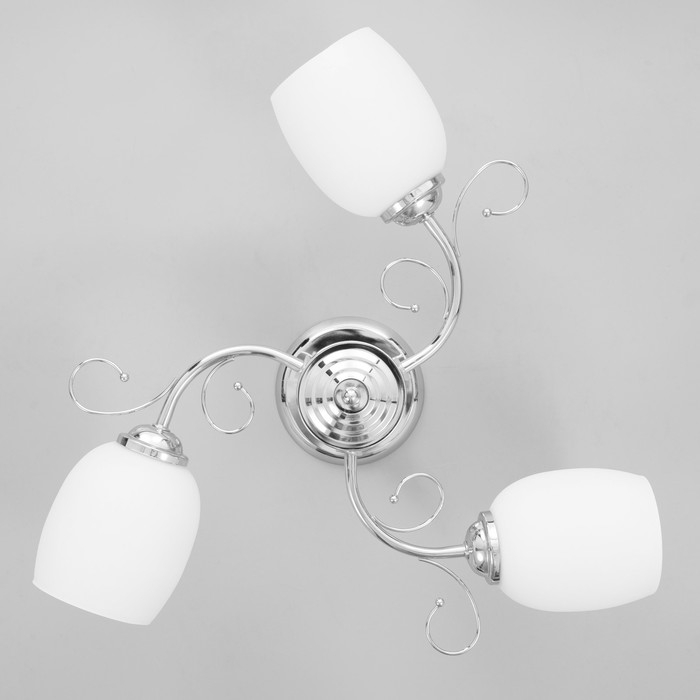 Люстра "Даниэль" 3х60Вт Е27 хром 44х44х20см Ritter