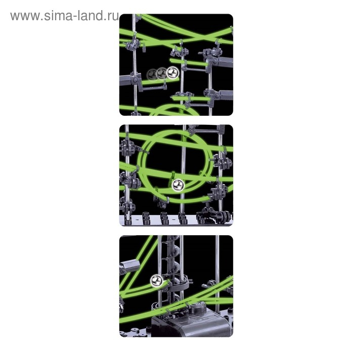 Конструктор-трек динамический «Марблс», светится в темноте