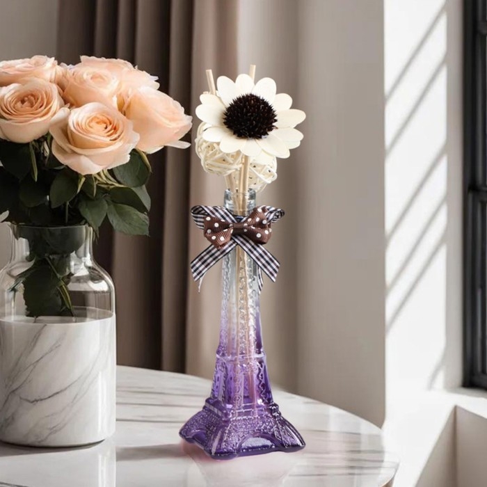 Набор подарочный  Набор подарочный "Париж" (диффузор и свечи) лаванда, "Богатство Аромата"