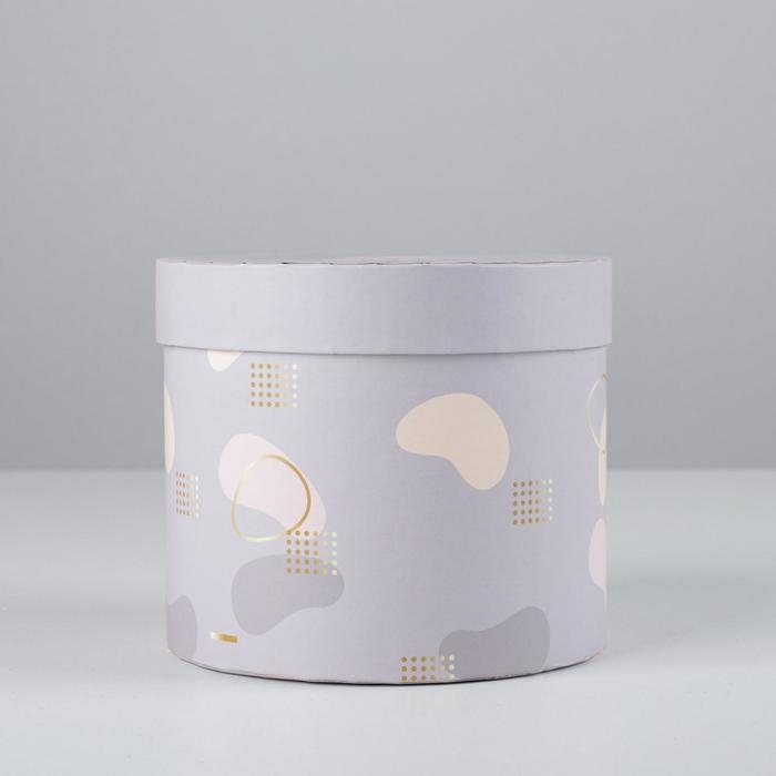 Коробка подарочная круглая, упаковка, «Нежный», 14 х 16 см Коробка подарочная круглая, упаковка, «Нежный», 14 х 16 см