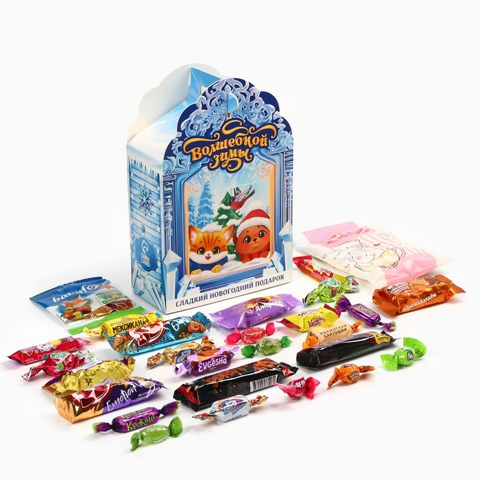 Новый год! Конфеты, с раскраской внутри «Замок», 500 гр Новый год! Конфеты, с раскраской внутри «Замок», 500 гр