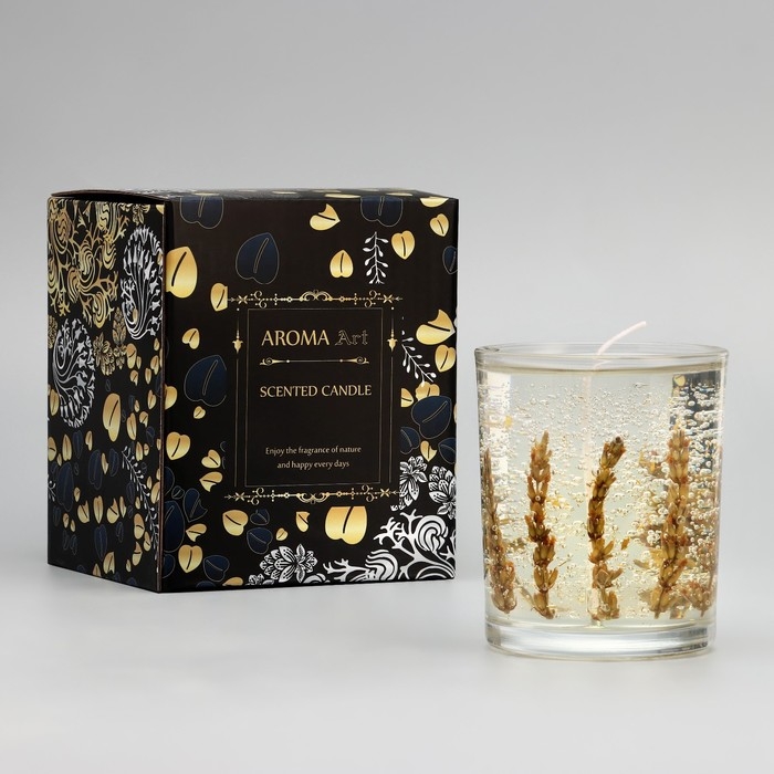 Свеча ароматическая  Свеча ароматическая "Lavender", 200 гр