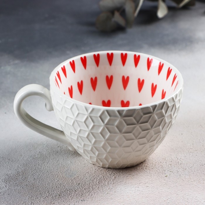 Кружка керамическая Дорого внимание «Сердечки», 290 мл Кружка керамическая Дорого внимание «Сердечки», 290 мл