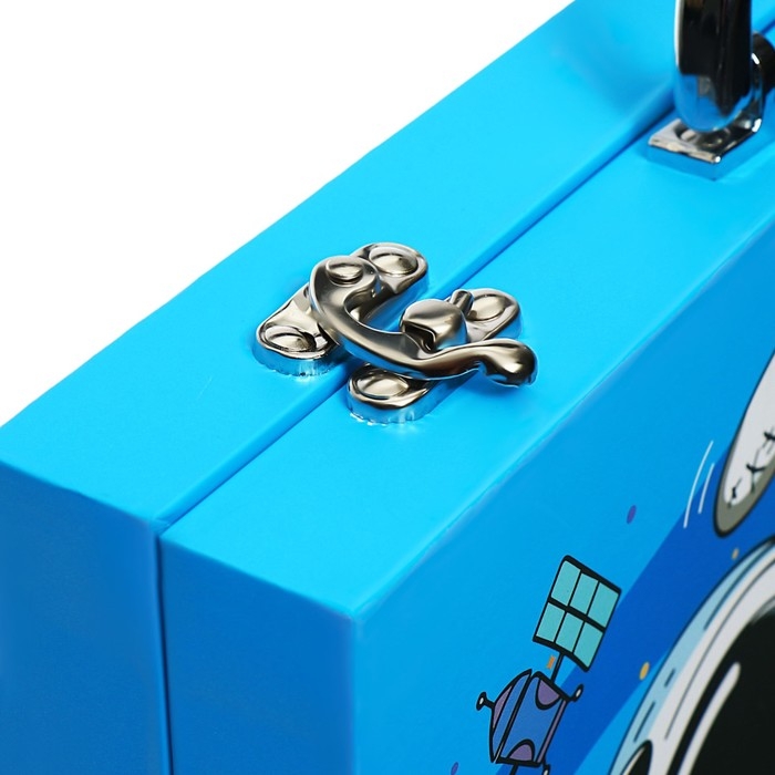 Набор для рисования Calligrata Набор для рисования Calligrata "Космонавт", cиний кейс