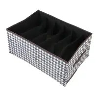 Органайзер для хранения тм VETTA Вудхауз, 6 отделов, полипропилен, картон, 44*30*20см