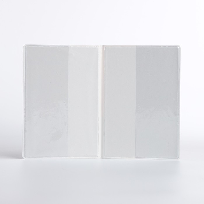 Обложка для паспорта, цвет серый/триколор Обложка для паспорта, цвет серый/триколор