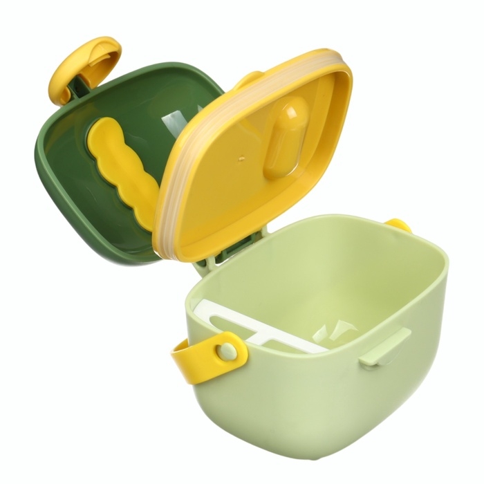 Контейнер для детского питания Дино 5, 400 мл., цвет зеленый Контейнер для детского питания Дино 5, 400 мл., цвет зеленый