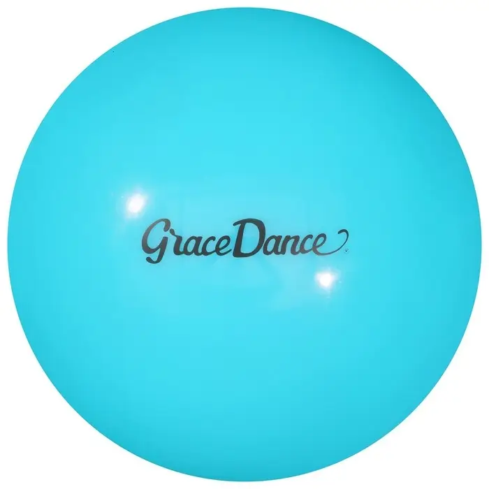 Мяч для художественной гимнастики Grace Dance, d=16.5 см, 280 г, цвет голубой