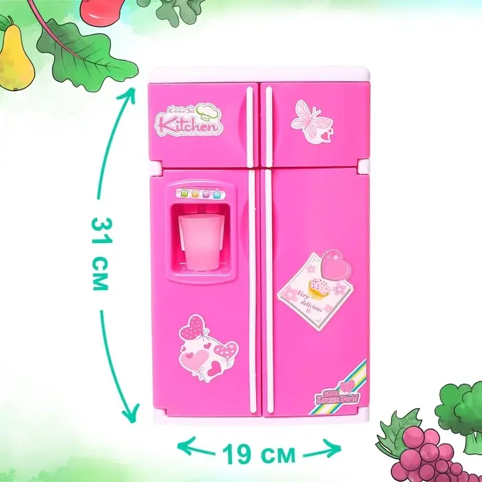 Бытовая техника &laquo;Холодильник двухдверный&raquo;, 20 аксессуаров, свет, звук