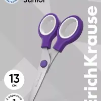 Ножницы детские 13 см, ErichKrause Standard Junior, с закруглёнными концами лезвий, МИКС
