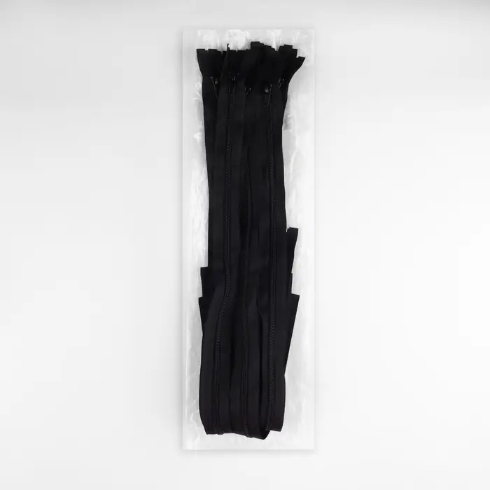 Молния «Спираль», №5, разъёмная, замок автомат, 60 см, чёрная