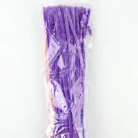 Синельная проволока 100 шт., 30&times;0.8 см, розовая, и, сиреневая