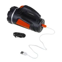 Фонарь прожектор тм ЕРМАК, SS-5805, 1 LED, 1 СОВ, 3 Вт, 17х11см, 4 режима, 1000мАч, USB, пластик