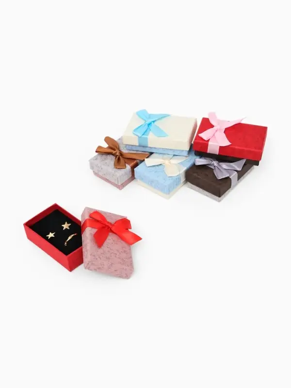 Набор коробочек подарочных 6 шт. под набор &laquo;Структура&raquo;, 5&times;8 см, цвет МИКС