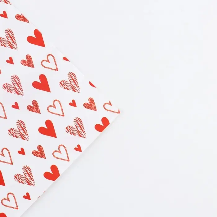 Бумага упаковочная глянцевая двухсторонняя «Там, где живёт любовь», 70 х 100 см