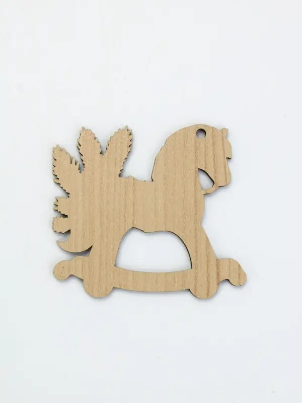 Ёлочная игрушка - подвеска новогодняя «Лошадка-качели», 7.7×6.9 см Ёлочная игрушка - подвеска новогодняя «Лошадка-качели», 7.7×6.9 см