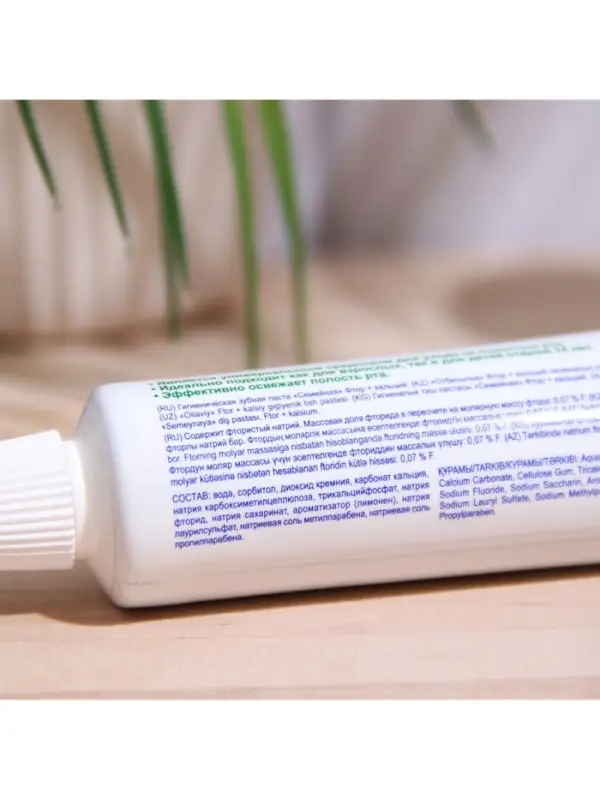 Зубная паста &laquo;Весна&raquo;, фтор + кальций, для всей семьи, 90 г