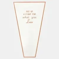 Пакет для цветов Love, белый, 28 х 9 х 43.5 см