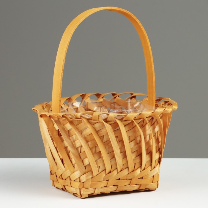 Корзина плетеная, 18 x 14 x 10,5/23 см, секвойя Корзина плетеная, 18 x 14 x 10,5/23 см, секвойя