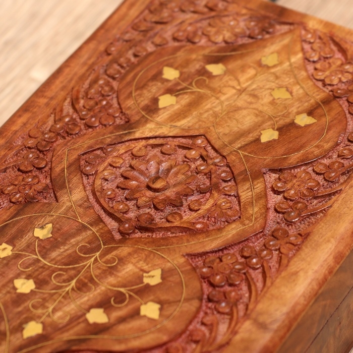 Шкатулка дерево  Шкатулка дерево "Ларец" 25х15х6 см