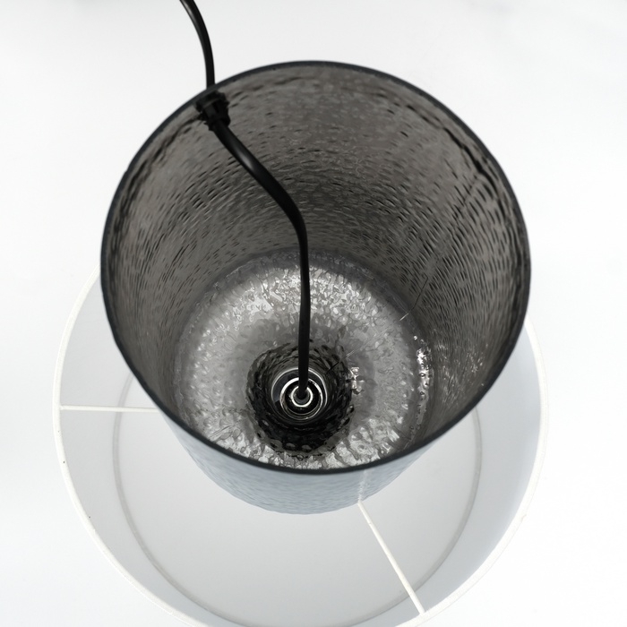 Настольная лампа с абажуром RISALUX «Слинг», Е27, 40 Вт, хром, 30×30×58 см Настольная лампа с абажуром RISALUX «Слинг», Е27, 40 Вт, хром, 30×30×58 см