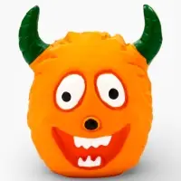 Пищащая игрушка для собак &laquo;Монстр&raquo;, 7&times;5.5 см, латекс, оранжевая