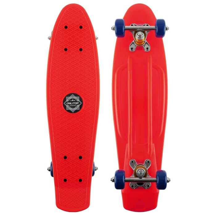 Скейтборд ONLITOP, 56x15 см, колёса PVC 50 мм, ABEC 7, алюминиевая рама, цвет МИКС Скейтборд ONLITOP, 56x15 см, колёса PVC 50 мм, ABEC 7, алюминиевая рама, цвет МИКС
