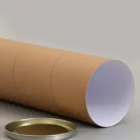 Тубус под бутылку, картон 120&times;340 мм (320 мм внутр. высота)