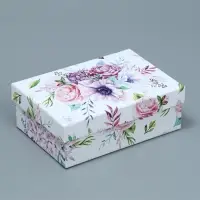 Набор коробок 10 в 1, упаковка подарочная, &laquo;Цветы&raquo;, 12&times;7&times;4 - 32.5&times;20&times;12.5 см