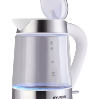 Чайник HYK-G3606 1,7л 2200Вт белый (стекло)