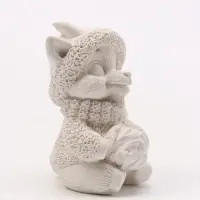Фигурка декоративная &laquo;Баран с капустой&raquo;, неокрашенная, 7&times;4 см, белая