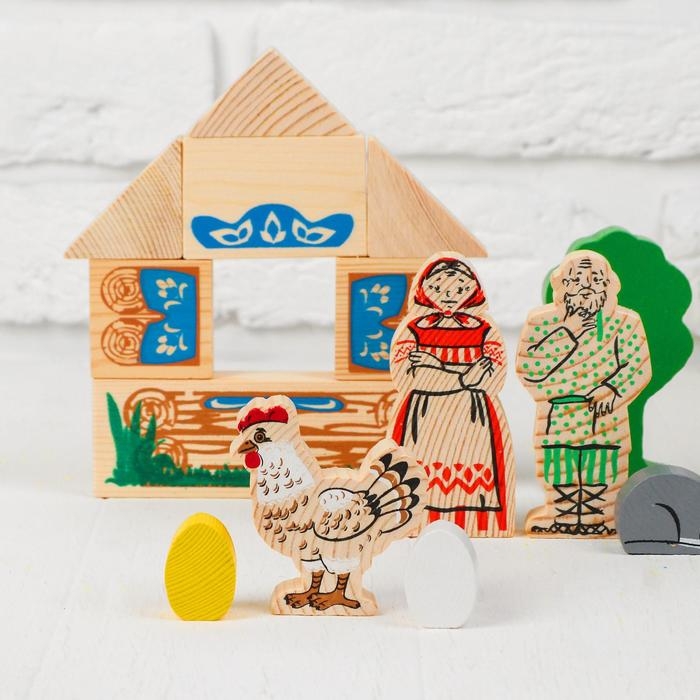 Конструктор «Сказки. Курочка Ряба», 17 элементов Конструктор «Сказки. Курочка Ряба», 17 элементов