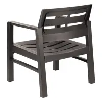 Кресло садовое &laquo;Рейки&raquo;, пластик, 58&times;62.5&times;75 см, мокко