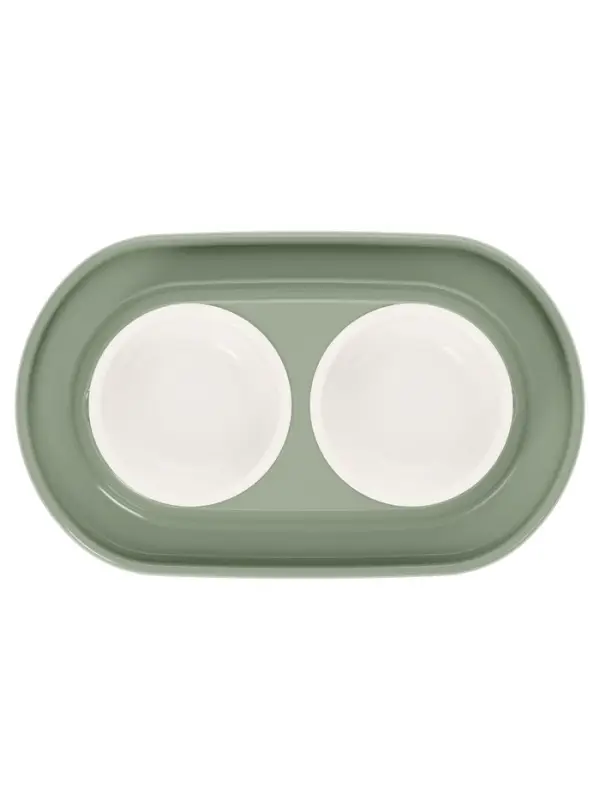 Миска для животных "Эффи" 0,3л двойная (на подставке) ALTA (уп.9)к