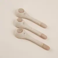 Набор чайных ложек SL Home &laquo;Виенто&raquo;, 10.5&times;2.8 см, 3 шт., керамика, бежевый