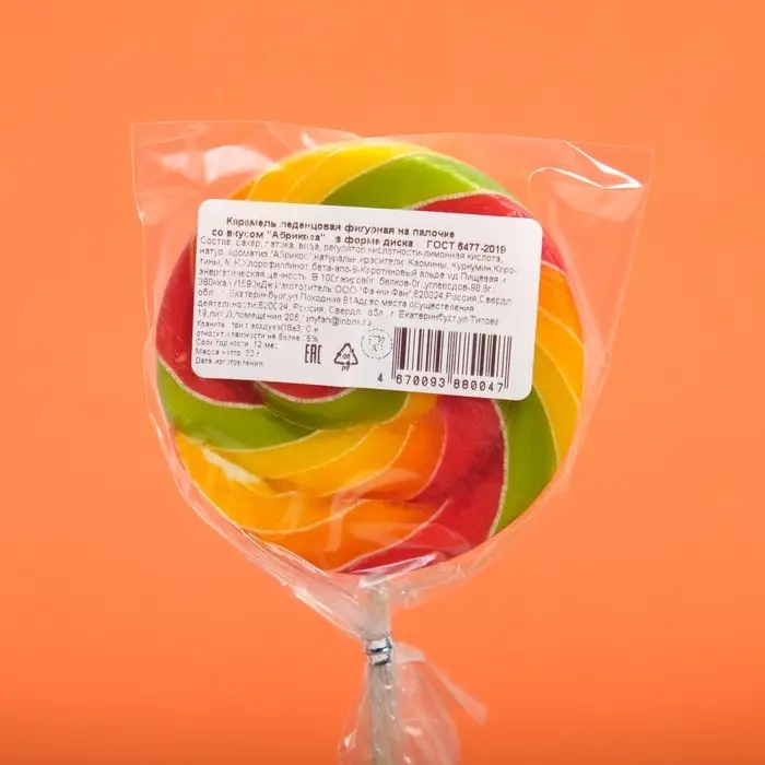 Карамель леденцовая диск, со вкусами абрикос, тутти-фрутти, крыжовник, 30 г Карамель леденцовая диск, со вкусами абрикос, тутти-фрутти, крыжовник, 30 г