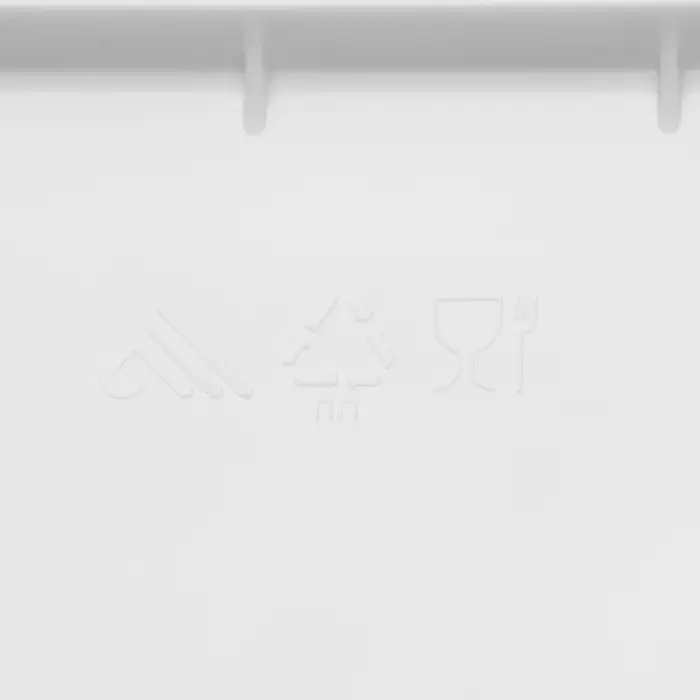 Ёмкость для муки и сахара Альтернатива, 25 л, с декором, пластик, белая, крышка МИКС